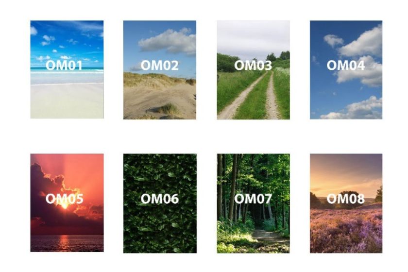 Omgeving achtergronden voor fotokeramiek